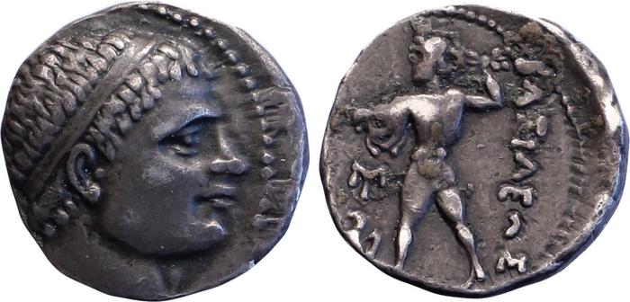 аверс Bactrian and Indo-Greek Coinage Diodotus I or Diodotus II 3.2
