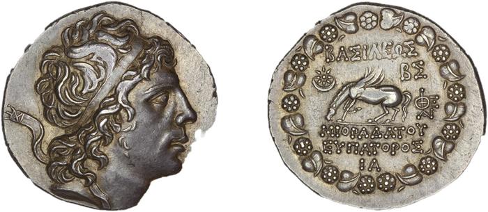 реверс Mithradates VI Pontus Callataÿ 1997 Realistic, dated