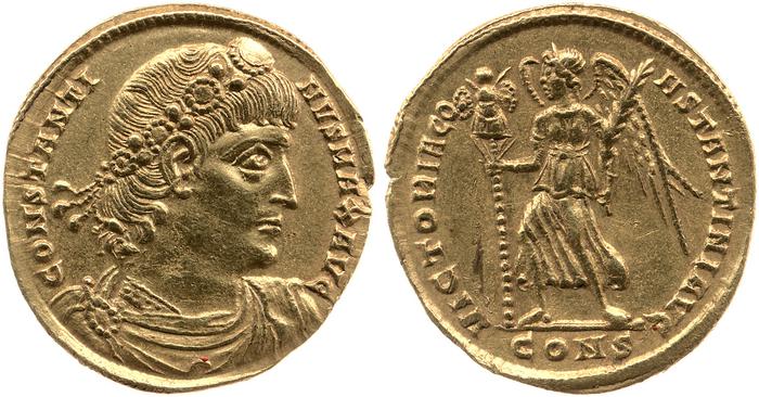 реверс RIC VII Constantinople 114
