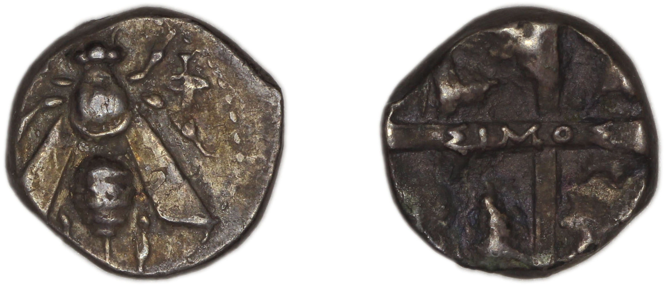 Ephesus Kinns and Holt 2023 Period I, AR I-II, аверс, bm