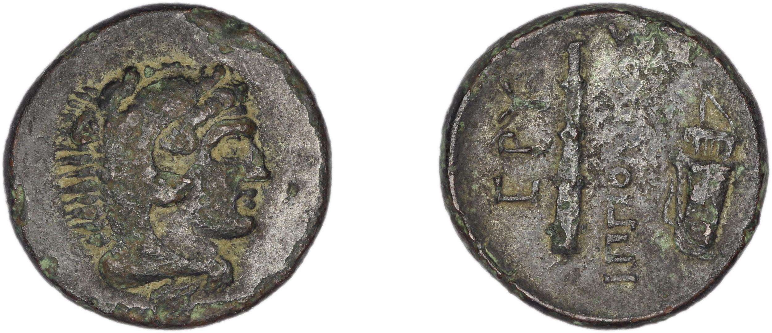 Erythrae Kinns 1980 Period II.3, AE 5, аверс, bm