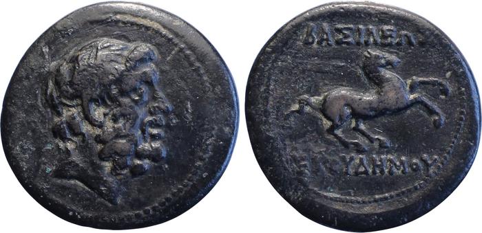 Bactrian and Indo-Greek Coinage Euthydemus I 9.1, bm