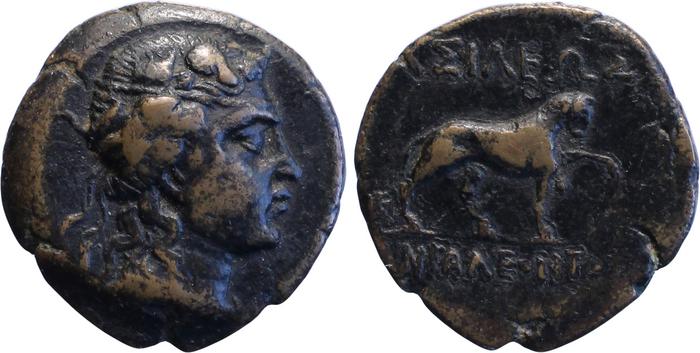 Bactrian and Indo-Greek Coinage Pantaleon 6.1, bm