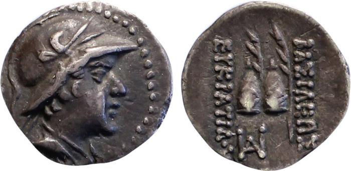 Bactrian and Indo-Greek Coinage Eucratides I 9.2, bm