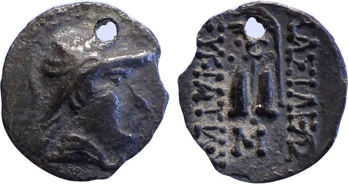аверс Bactrian and Indo-Greek Coinage Eucratides I 9.6
