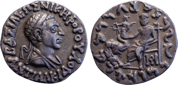 Bactrian and Indo-Greek Coinage Antialcidas 11.1, bm