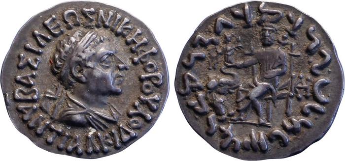 Bactrian and Indo-Greek Coinage Antialcidas 11.2, bm