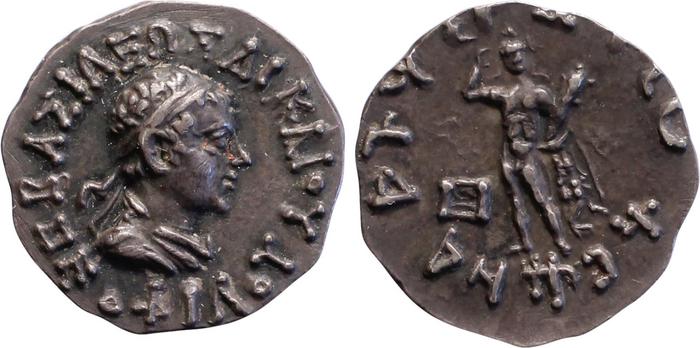 Theophilus II of Bactria obv