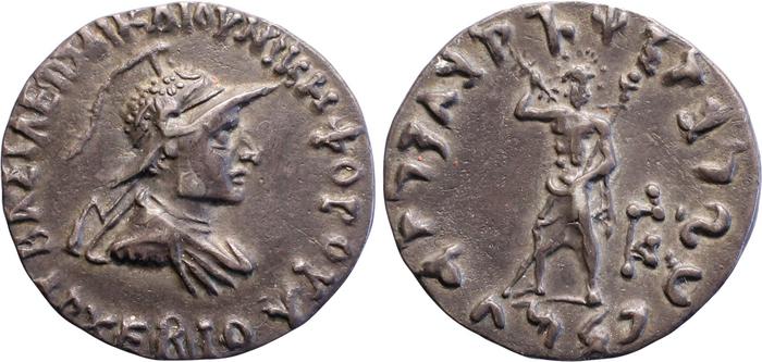 аверс Bactrian and Indo-Greek Coinage Archebius 4.2