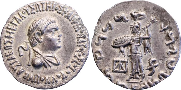 Apollodotus II of Bactria obv