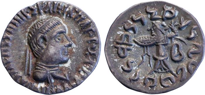Bactrian and Indo-Greek Coinage Apollodotus II 3.2, bm