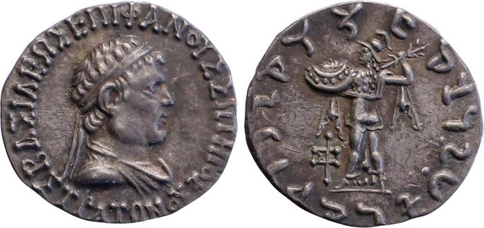 Bactrian and Indo-Greek Coinage Strato I 31.4, bm