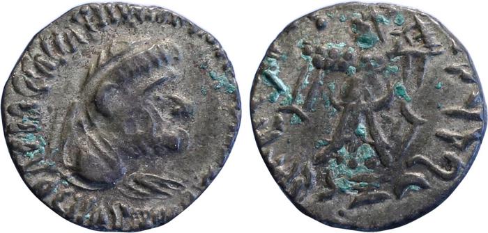 Apollodotus II of Bactria obv