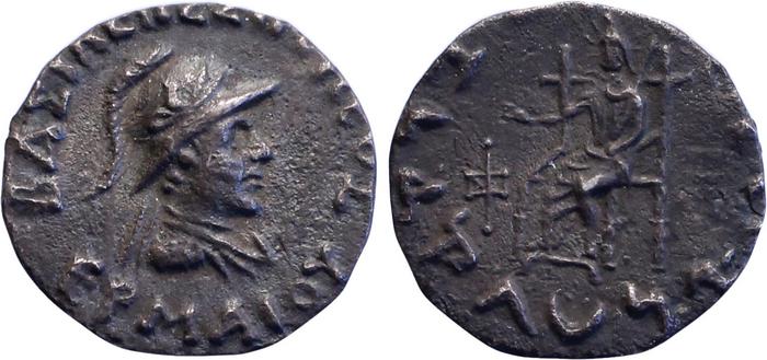 Hermaeus of Bactria obv