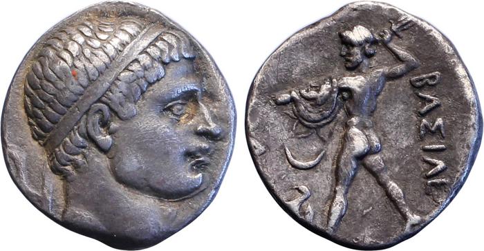 аверс Bactrian and Indo-Greek Coinage Diodotus I or Diodotus II 3.3