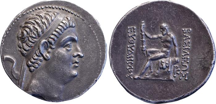 аверс Bactrian and Indo-Greek Coinage Euthydemus I 2.14
