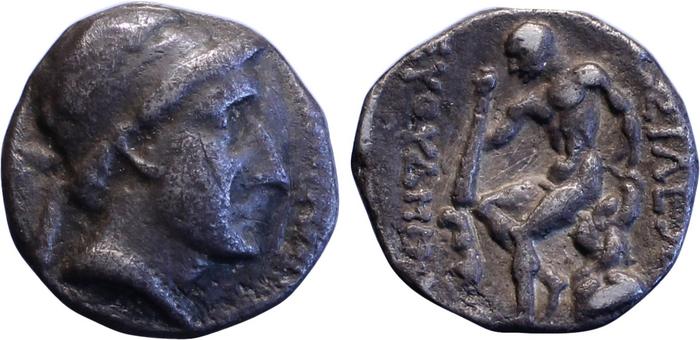 аверс Bactrian and Indo-Greek Coinage Euthydemus I 3.1