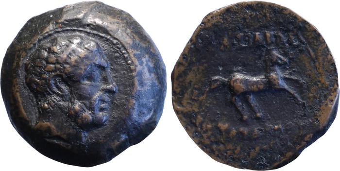 Bactrian and Indo-Greek Coinage Euthydemus I 8, bm