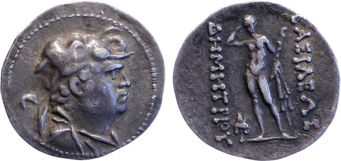 аверс Bactrian and Indo-Greek Coinage Demetrius I 5.1