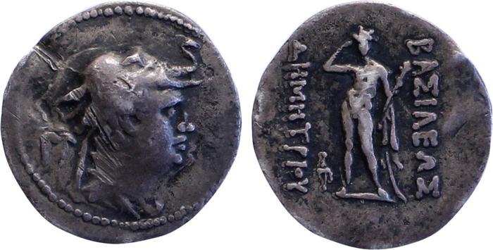Bactrian and Indo-Greek Coinage Demetrius I 5.1, bm