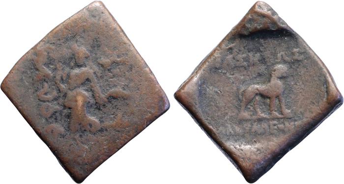 Bactrian and Indo-Greek Coinage Pantaleon 7, bm