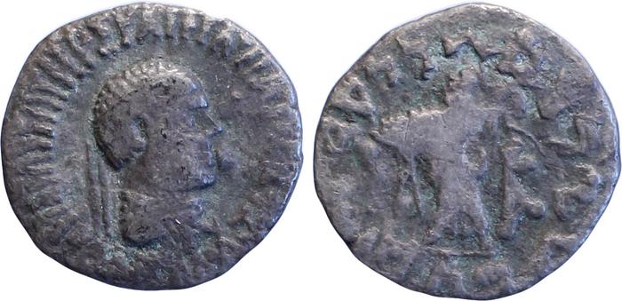 Bactrian and Indo-Greek Coinage Apollodotus II 3.1, bm