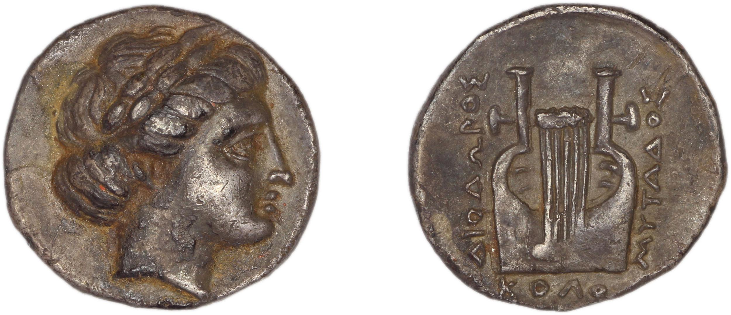 Colophon Kinns 1980 Period II, AR IV, аверс, bm