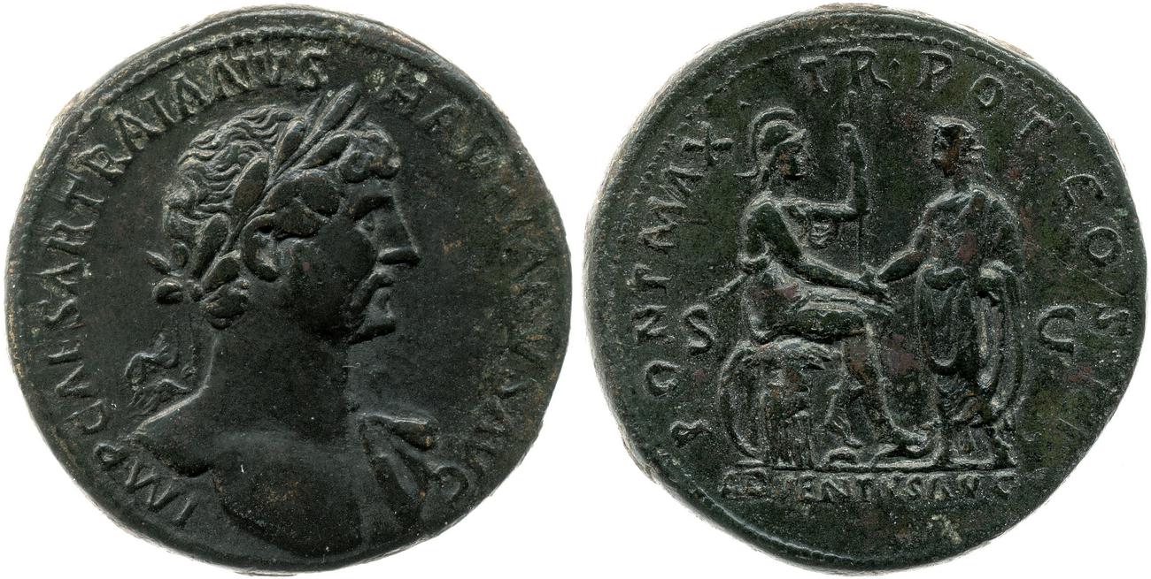 аверс RIC II, Part 3 (second edition) Hadrian 158