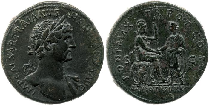 реверс RIC II, Part 3 (second edition) Hadrian 158