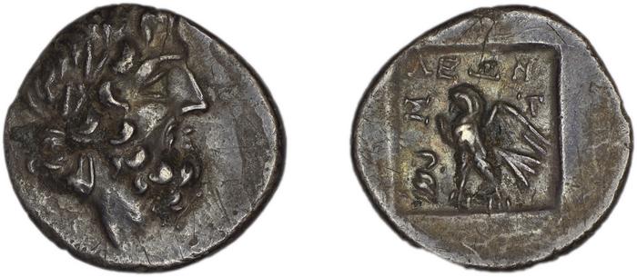 Stratoniceia Meadows 2002 Group 2 hemidrachm, реверс, bm