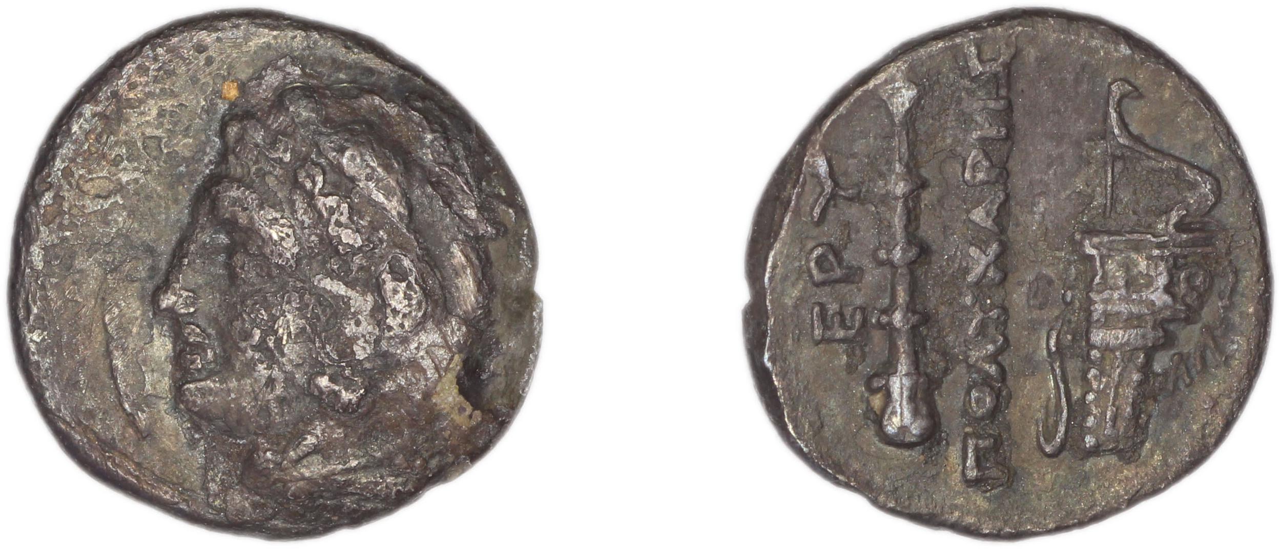 Erythrae Kinns 1980 Period III, AR VI, аверс, bm