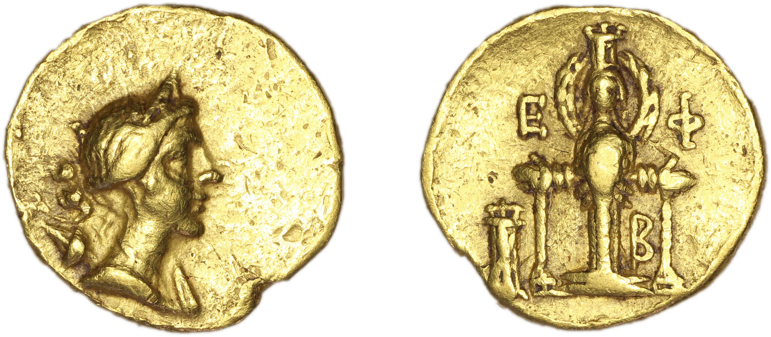 obverse Ephesus Kinns and Holt 2023 Period VI, AU 1α-β