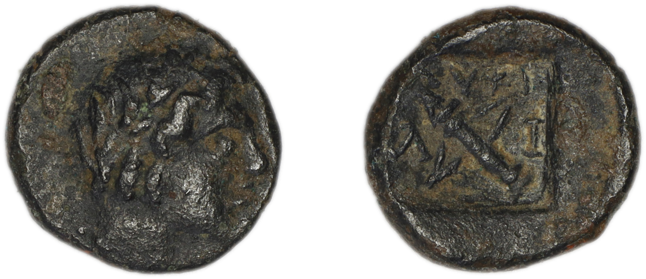 аверс Lycian League Limyra Troxell 1982 3.82
