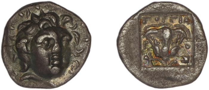 Rhodes Jenkins 1989 Group D hemidrachms, реверс, bm