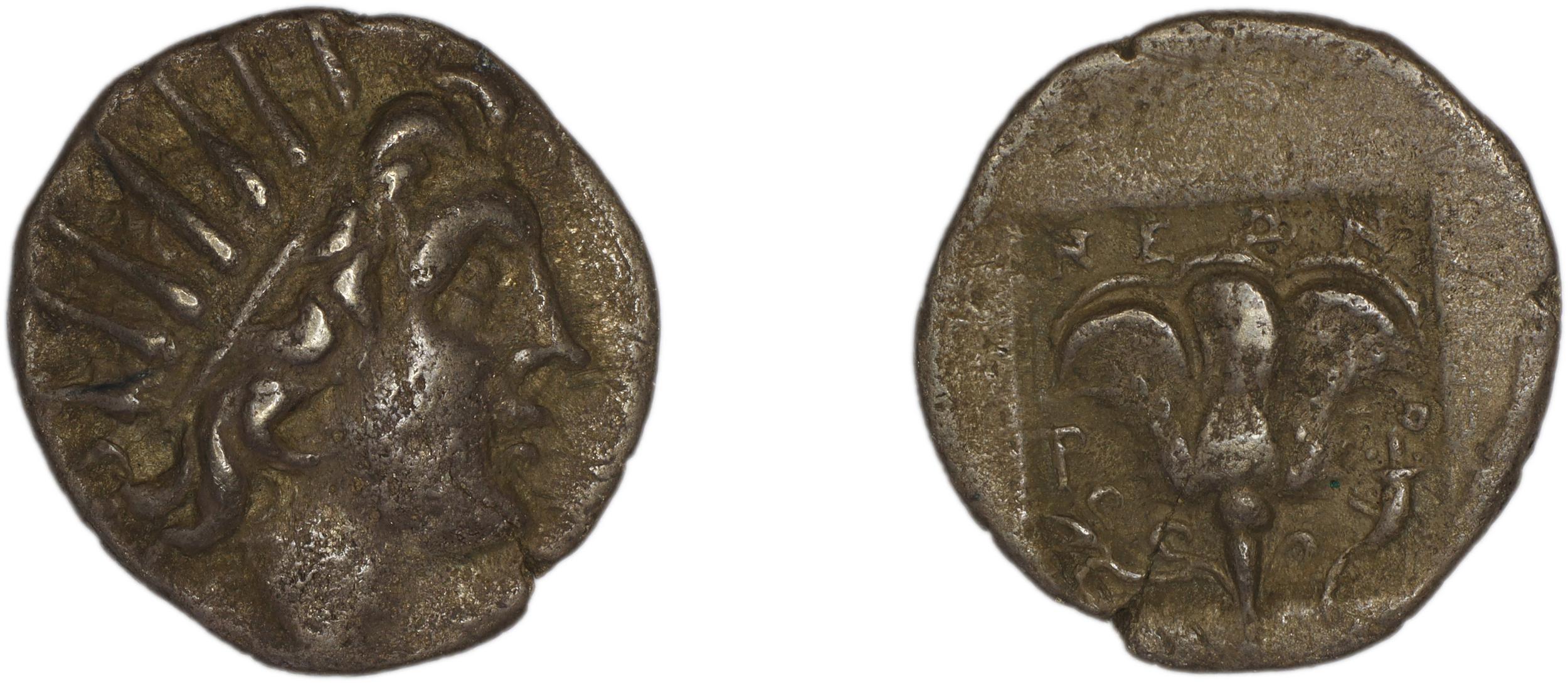 Rhodes Jenkins 1989 Group D drachms, аверс, bm