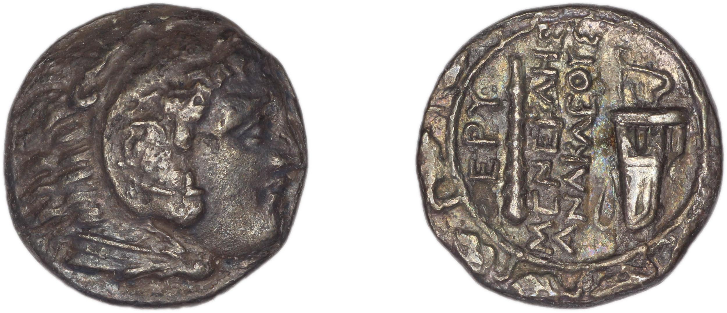 Erythrae Kinns 1980 Period III, AR III, аверс, bm