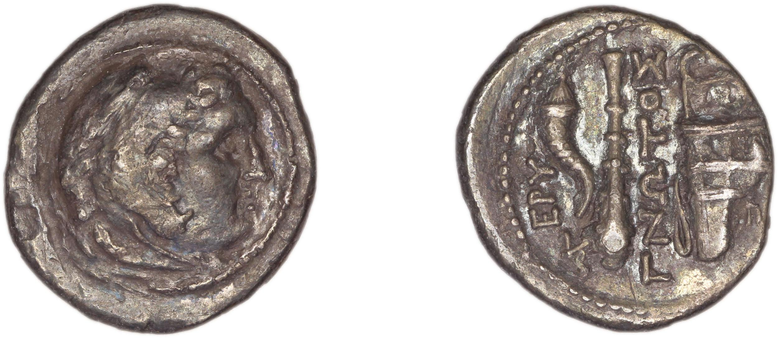 Erythrae Kinns 1980 Period III, AR IV, аверс, bm