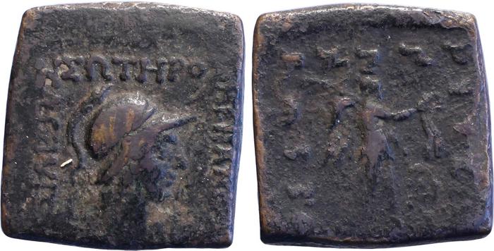 Bactrian and Indo-Greek Coinage Menander I 30.2, bm
