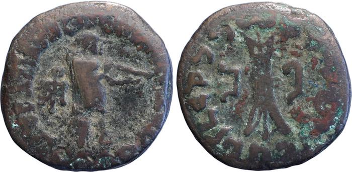 Bactrian and Indo-Greek Coinage Apollodotus II 6.7, bm