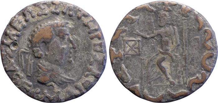аверс Bactrian and Indo-Greek Coinage Hermaeus 16.4