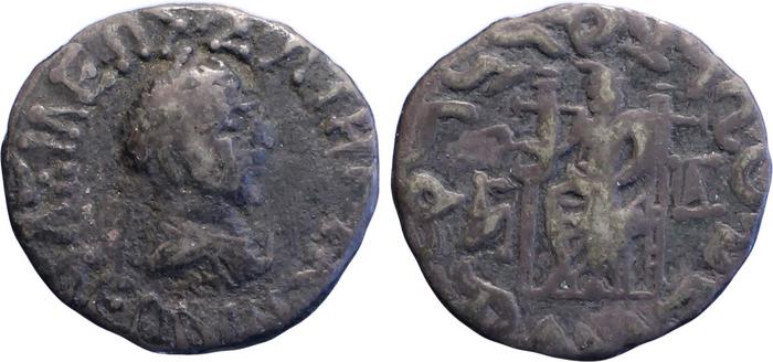 Bactrian and Indo-Greek Coinage Hermaeus 11.13, bm