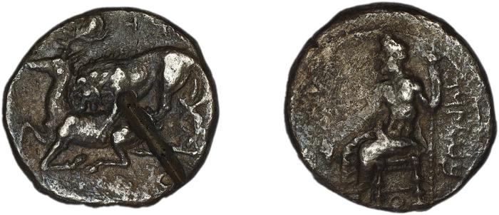 Mazaeus Tarsus Newell 1920 Series I, реверс, bm