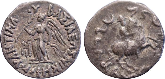 Antimachus II of Bactria obv