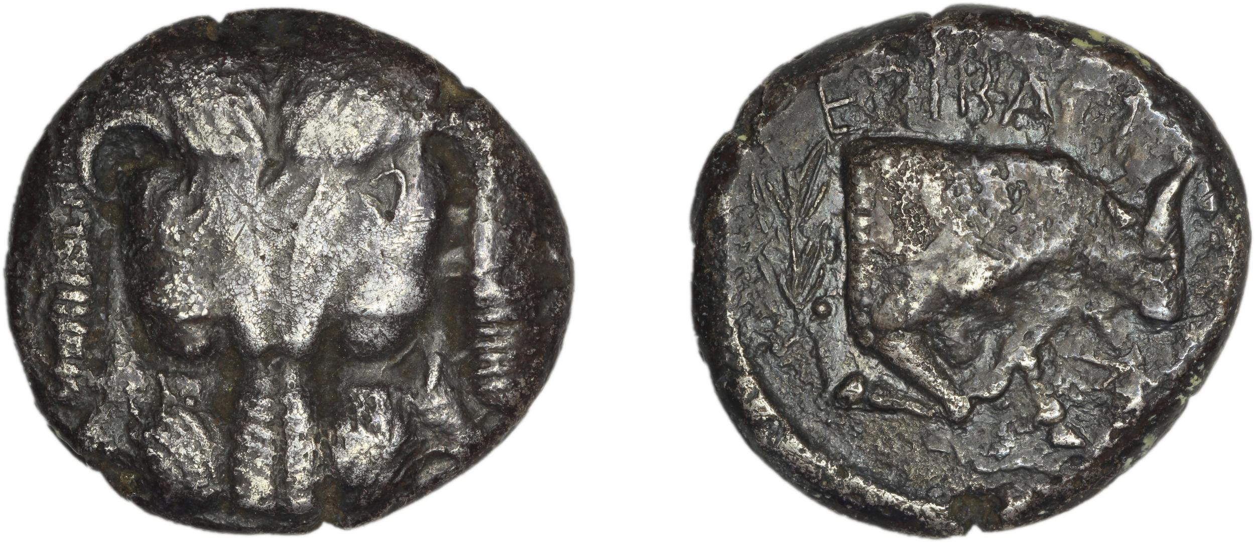 obverse Samos Barron 1966 Class VIII tetradrachms