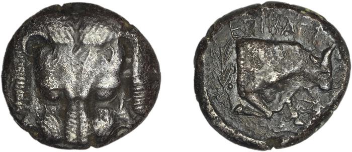 reverse Samos Barron 1966 Class VIII tetradrachms