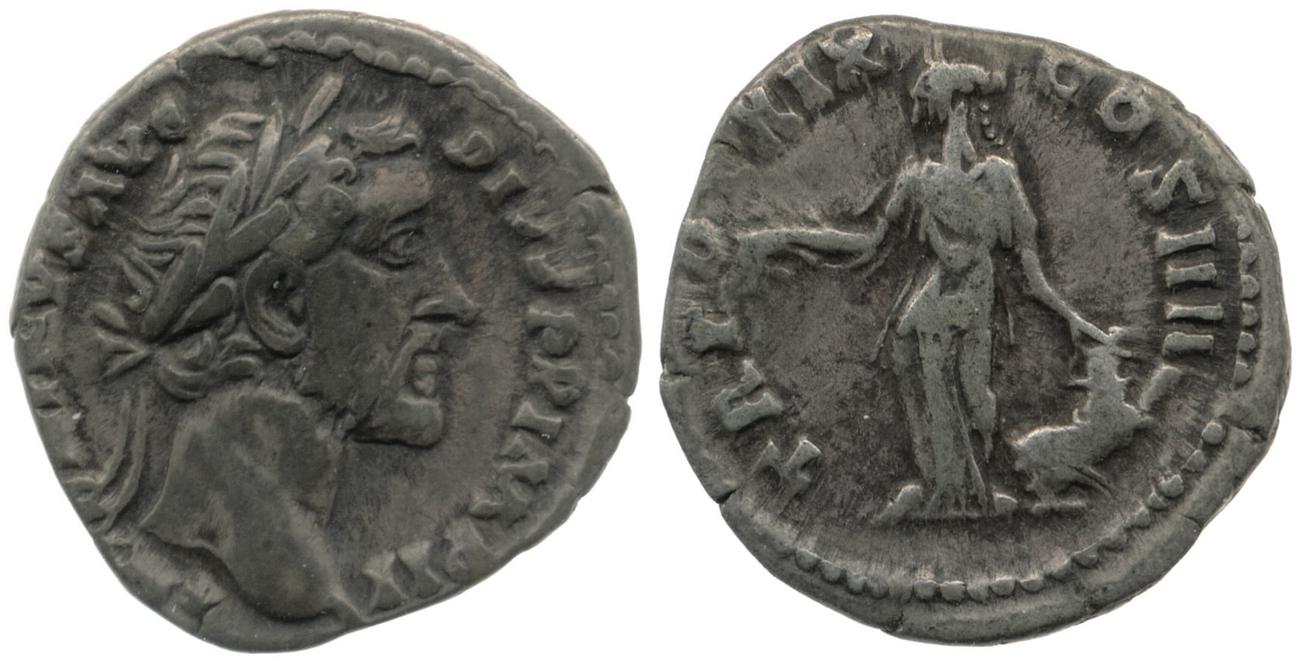 RIC III Antoninus Pius 249, аверс, bm