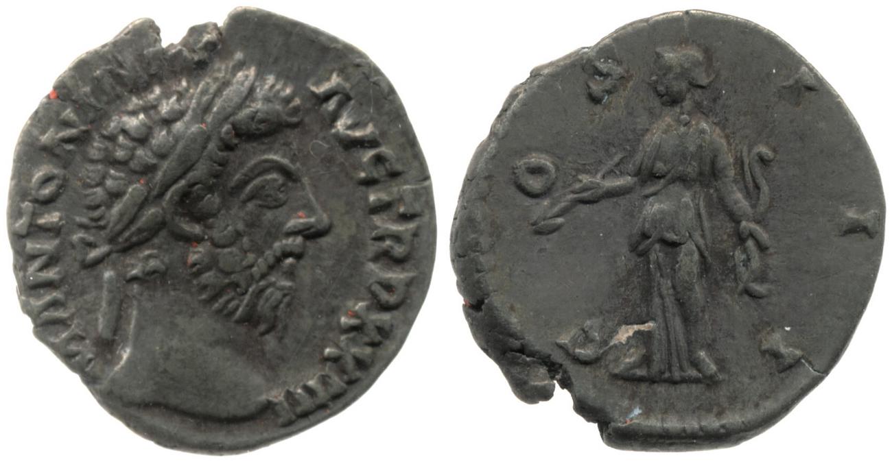 RIC III Marcus Aurelius 212, аверс, bm