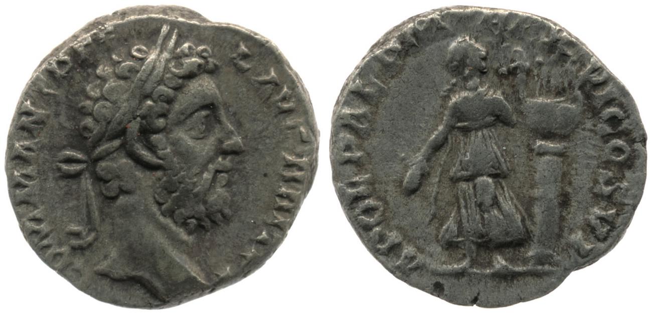 RIC III Commodus 218, аверс, bm