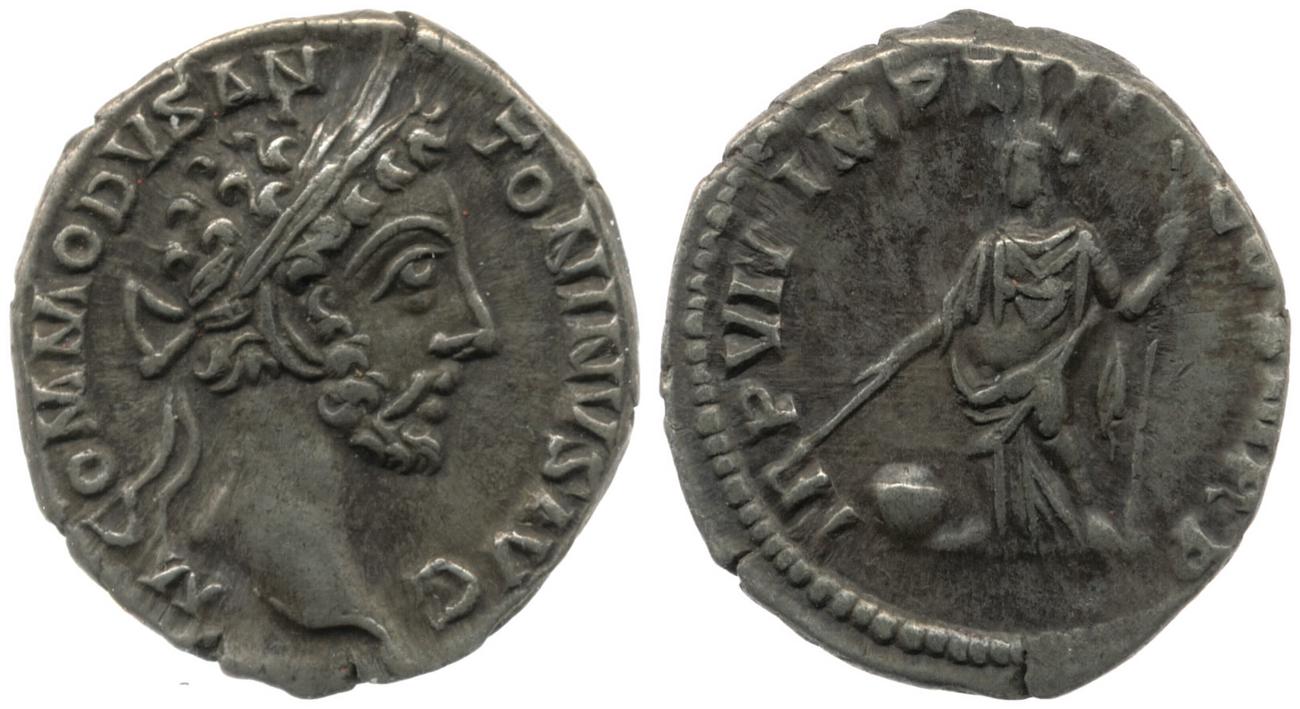 аверс RIC III Commodus 32