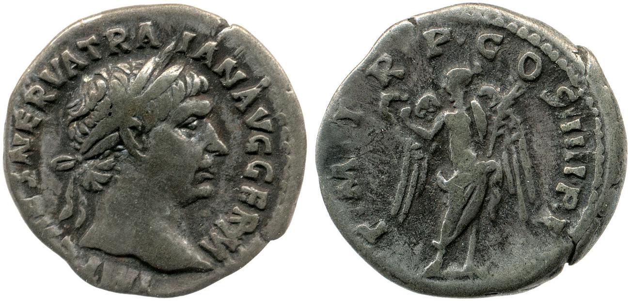 RIC II Trajan 58, аверс, bm